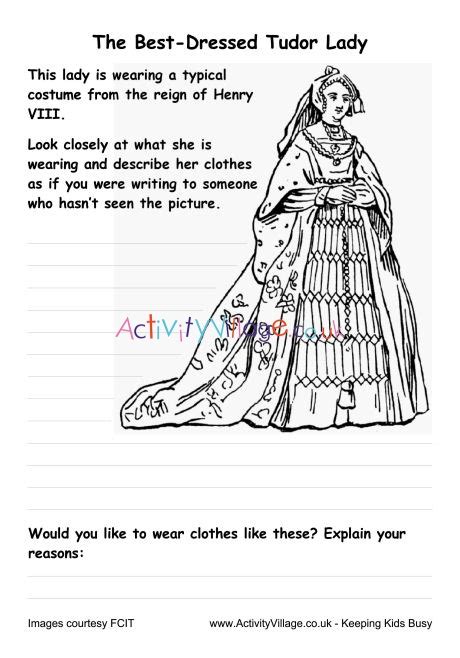 tudor worksheets free printable|tudor worksheets for kids.